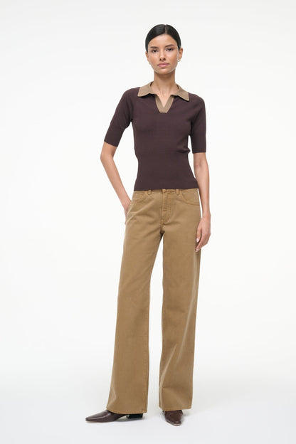 Gene Top Earth Taupe | STAUD Featured