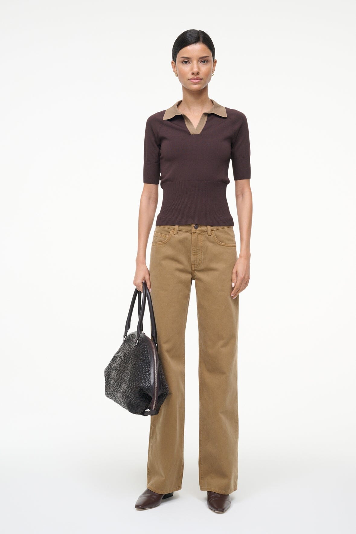 Gene Top Earth Taupe | STAUD Featured