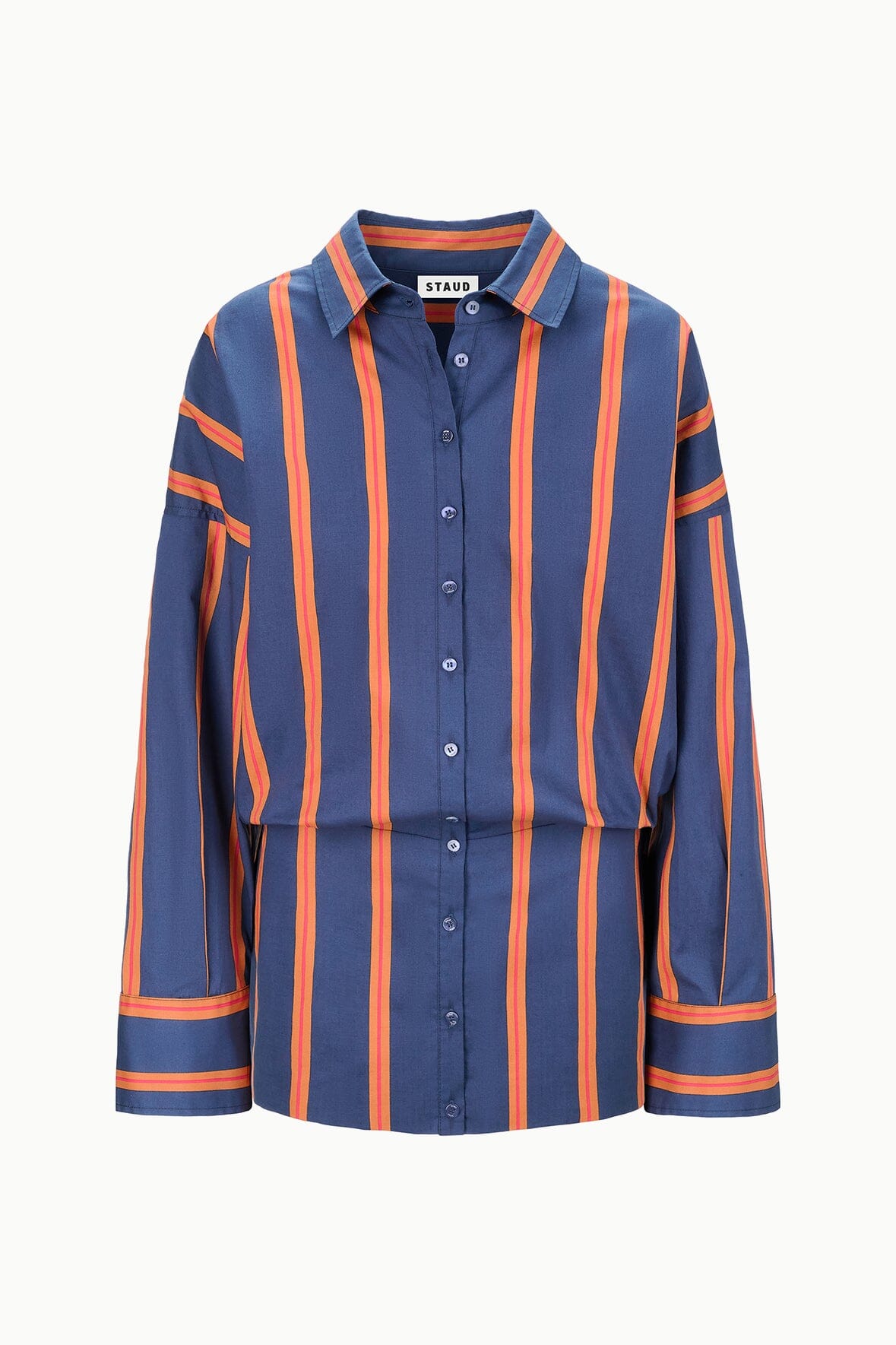 Cynthia Dress Railroad Stripe | STAUD Classic