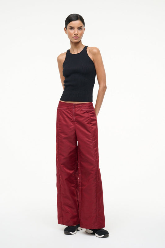 Action Pant Deep Red | STAUD Best Price