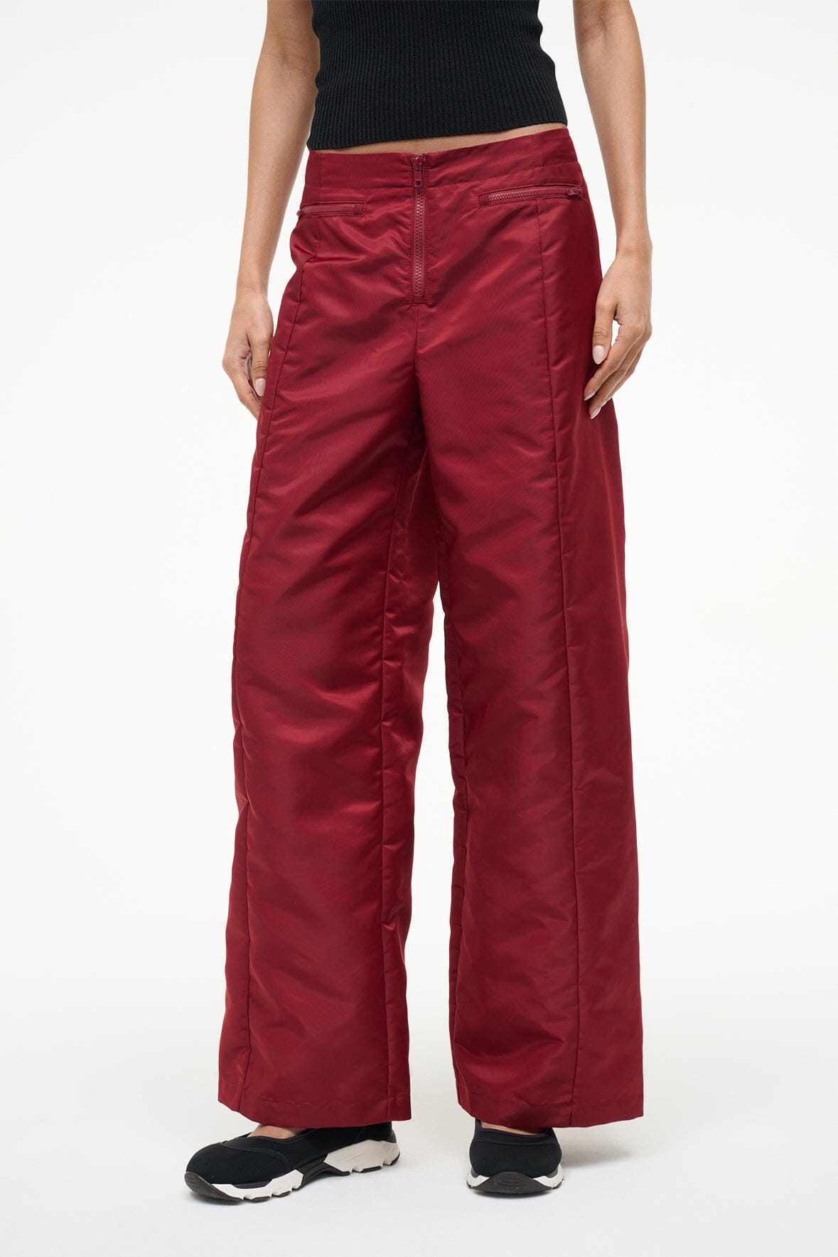 Action Pant Deep Red | STAUD Best Price