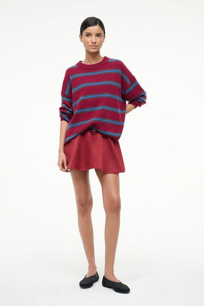 Sosa Skirt Deep Red | STAUD Trending