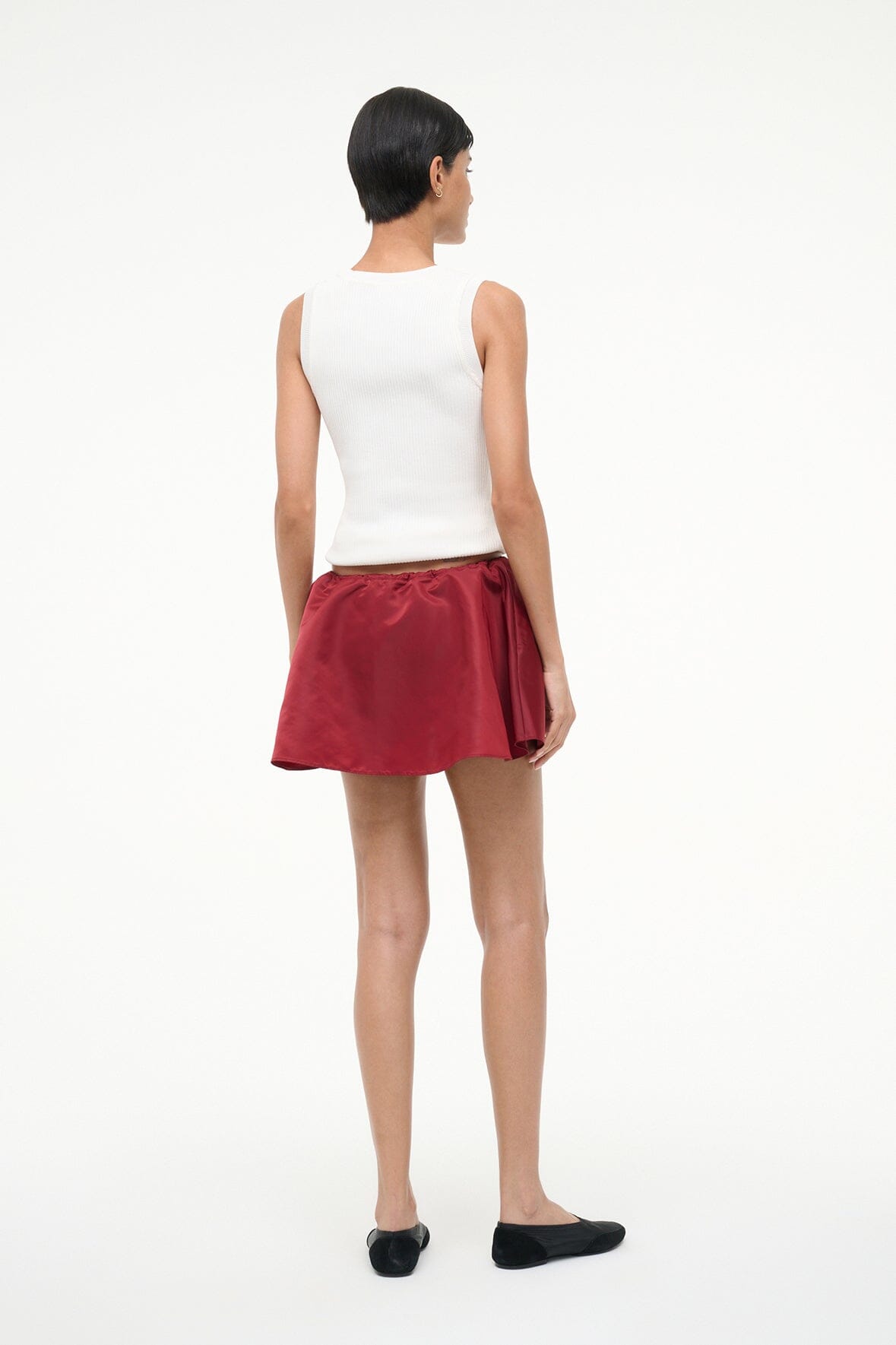Sosa Skirt Deep Red | STAUD Trending