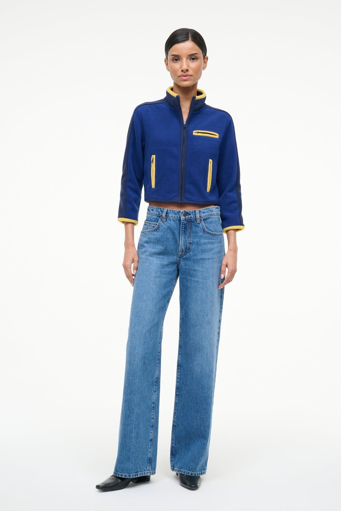 Jeter Jacket Royal Chartreuse | STAUD Latest