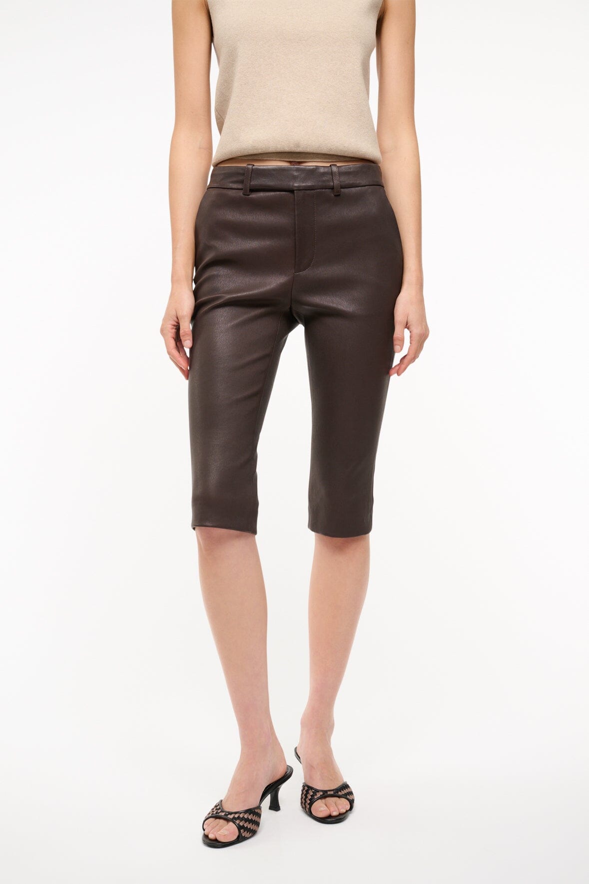Hanover Leather Capri Tiramisu | STAUD Popular