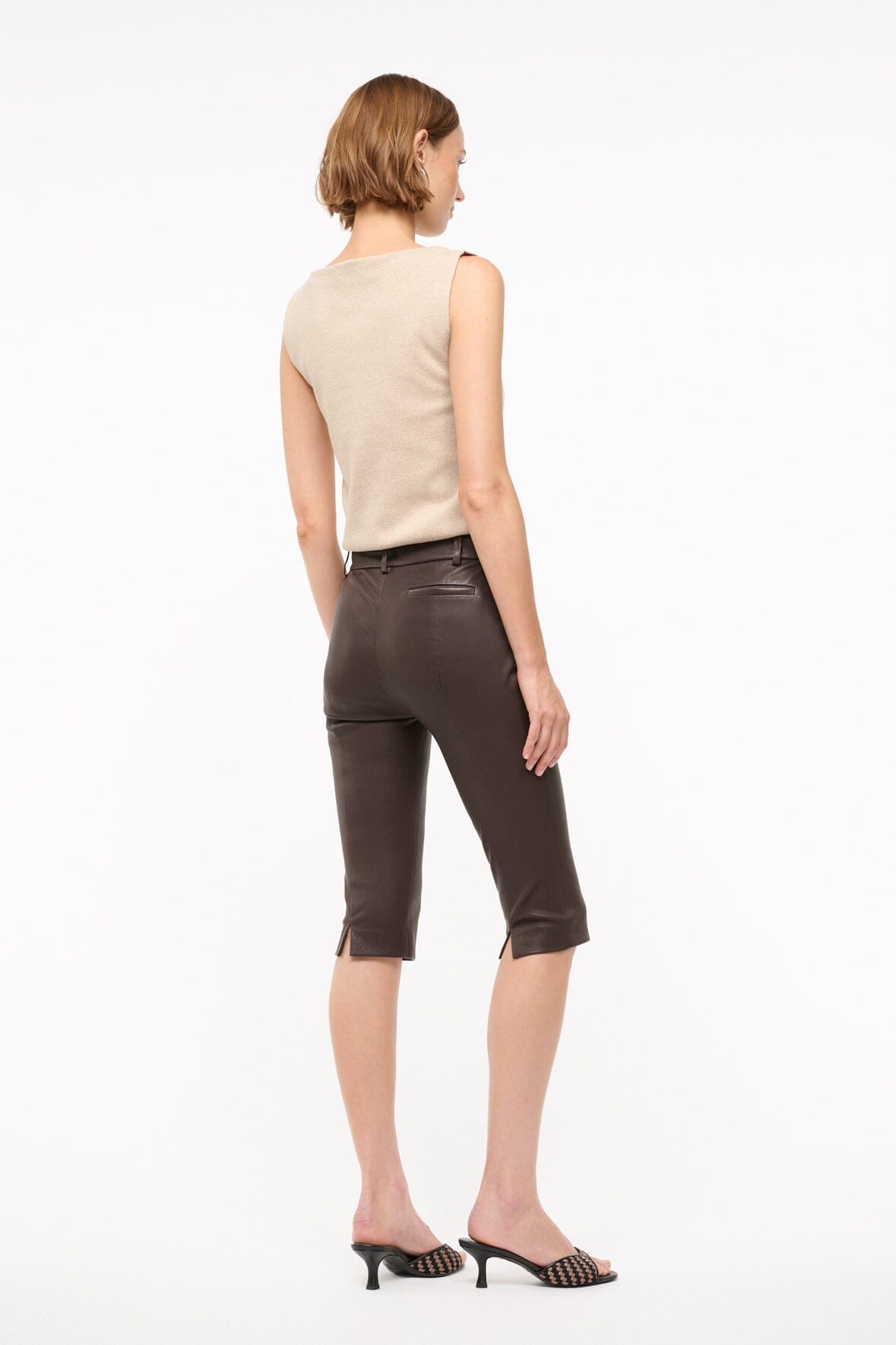 Hanover Leather Capri Tiramisu | STAUD Popular
