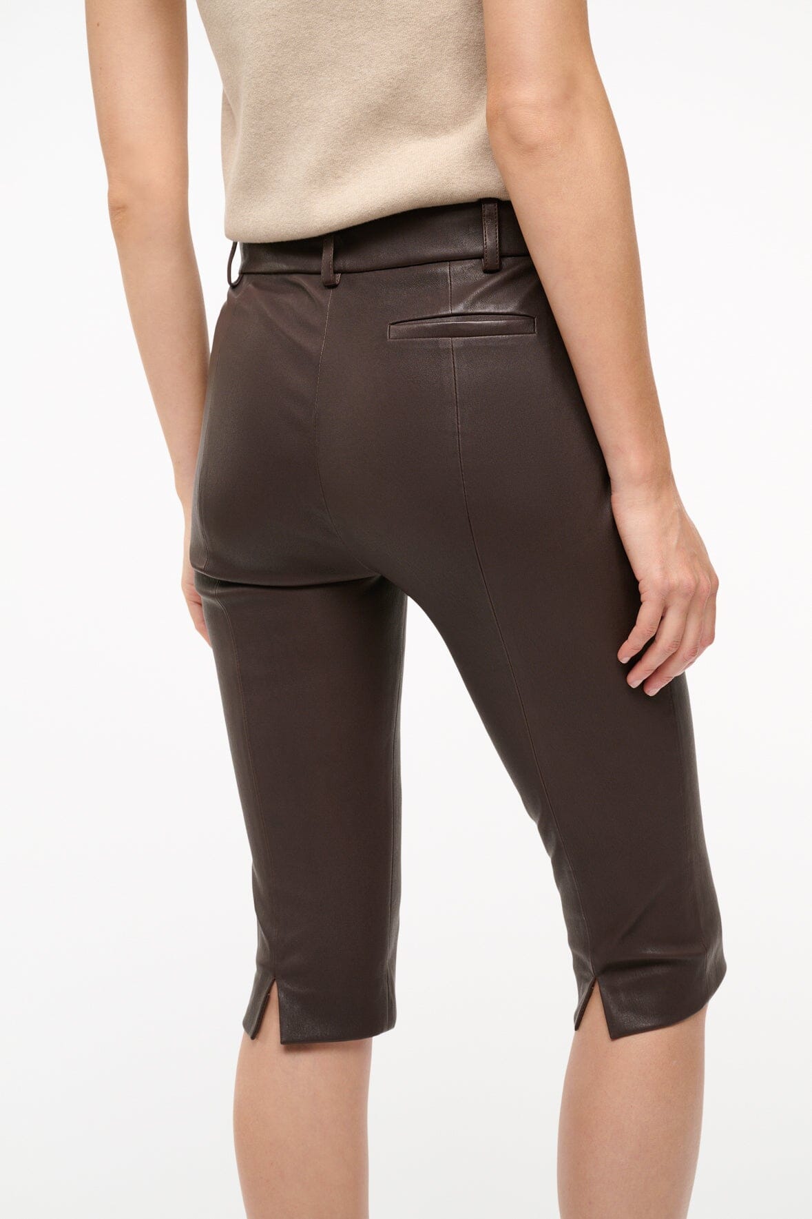 Hanover Leather Capri Tiramisu | STAUD Popular