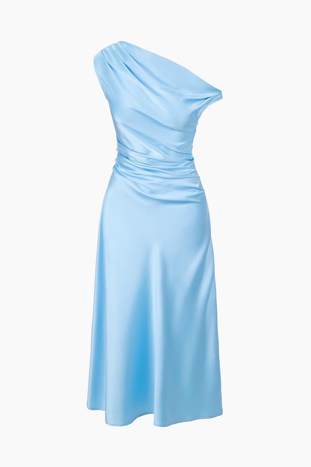 Phare Silk Dress Cloud | STAUD Best Price