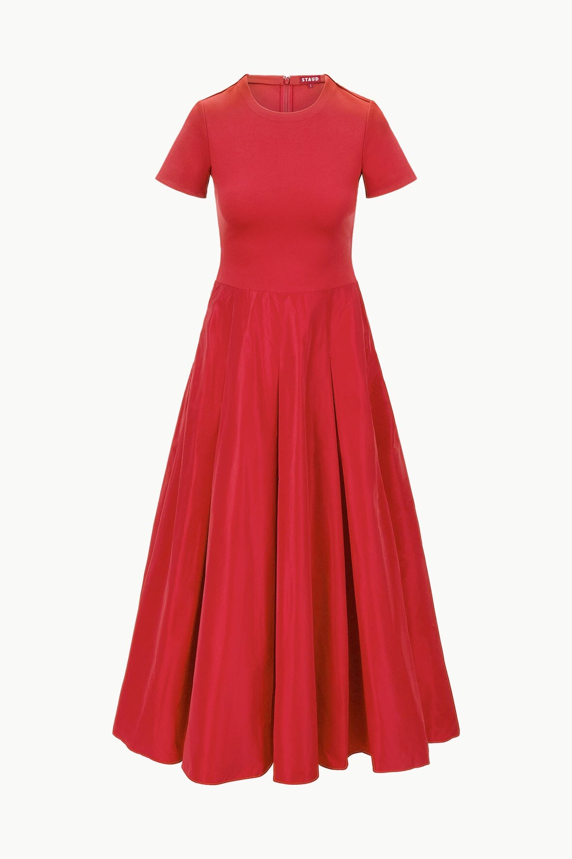 Hopper Dress Rouge | STAUD Latest