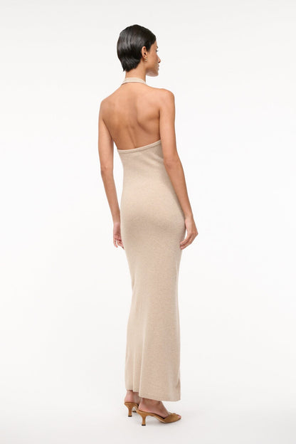 Canela Cashmere Dress Stone | STAUD Best Price