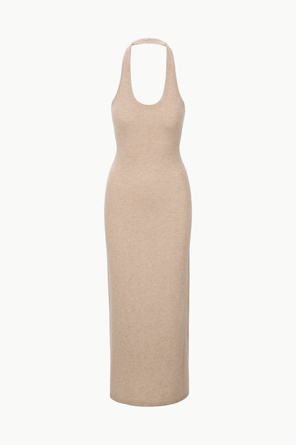 Canela Cashmere Dress Stone | STAUD Best Price