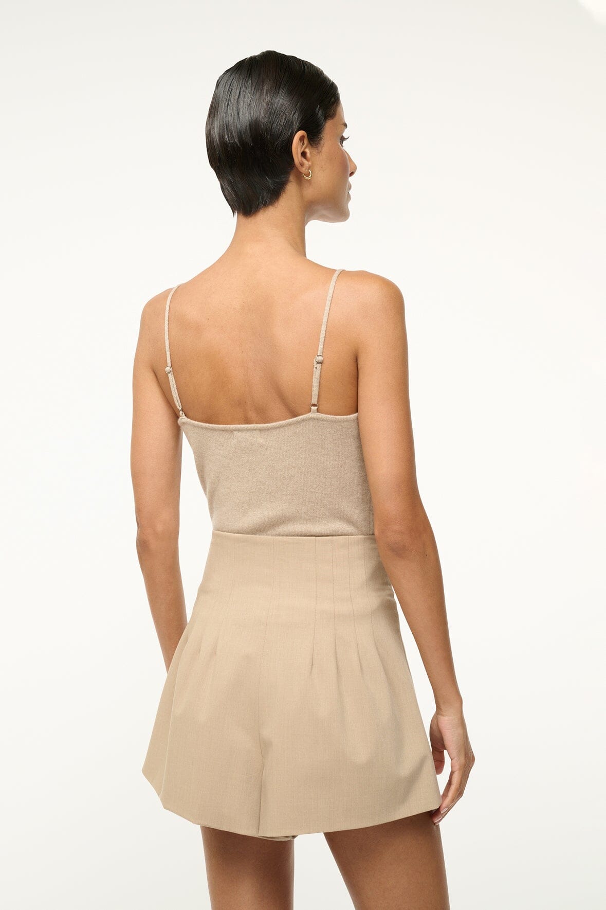 Emerson Cashmere Tank Stone | STAUD Top Pick