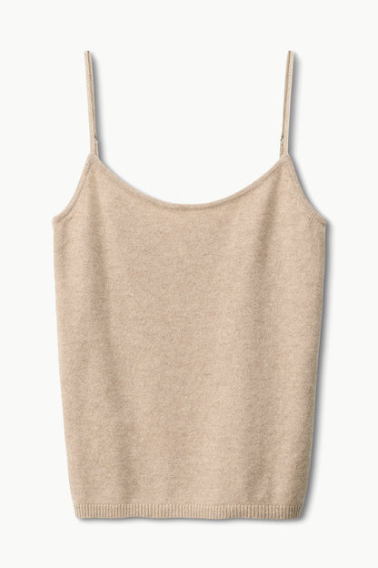 Emerson Cashmere Tank Stone | STAUD Top Pick