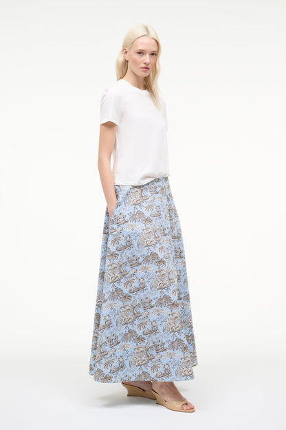 Axel Skirt Sky Toile | STAUD Best Price