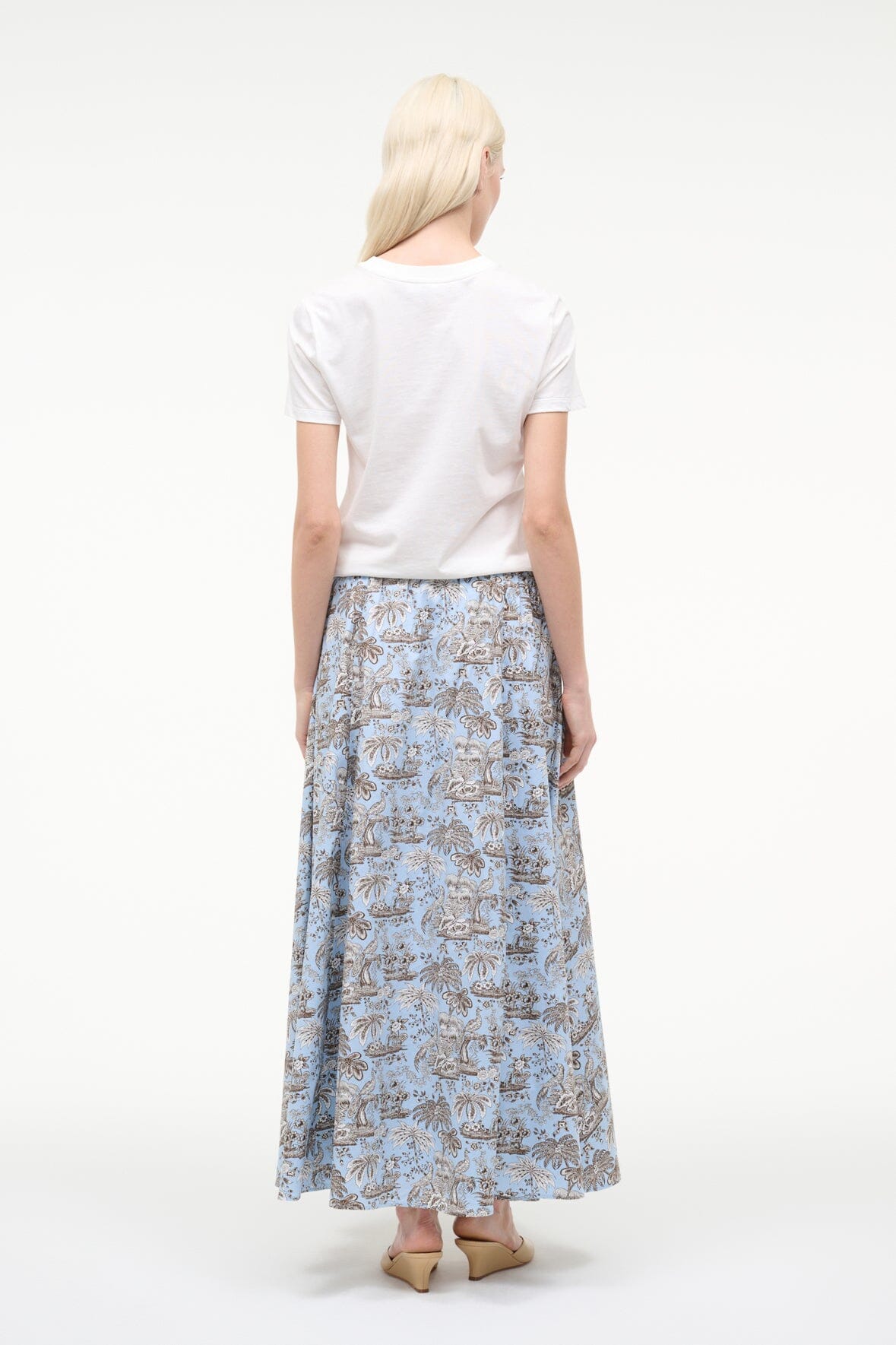 Axel Skirt Sky Toile | STAUD Best Price