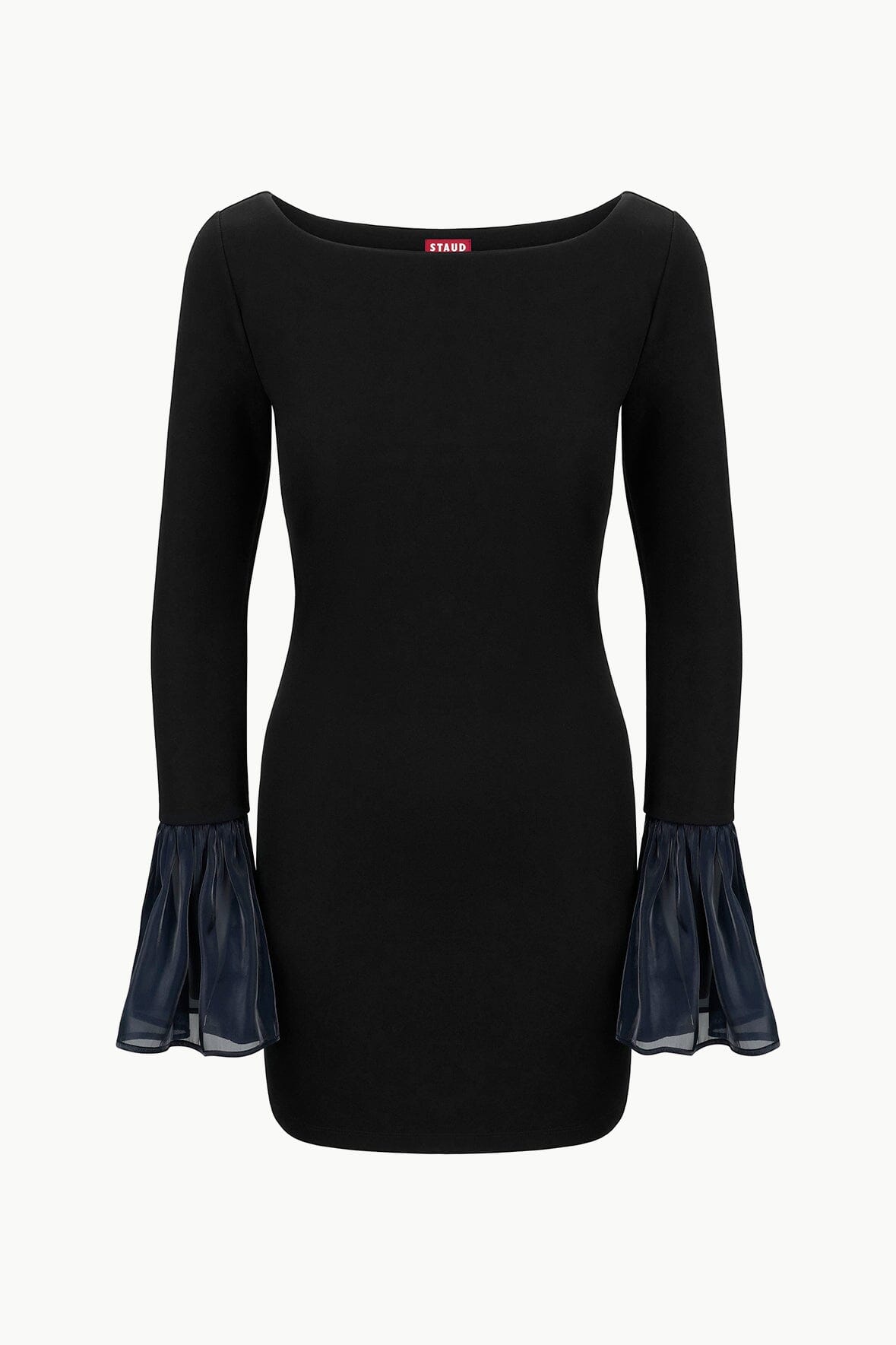 Hawthorne Dress Black Navy | STAUD Everyday