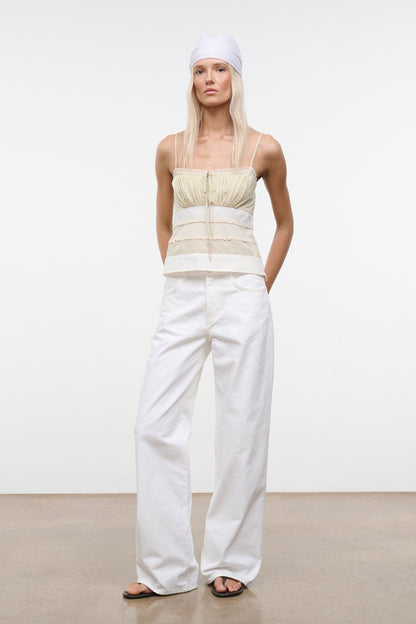 Halie Top Ecru | STAUD Recommended