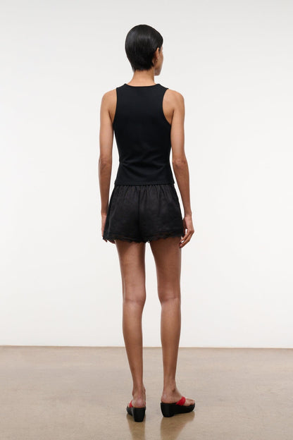 Von Linen Short Black | STAUD Deals