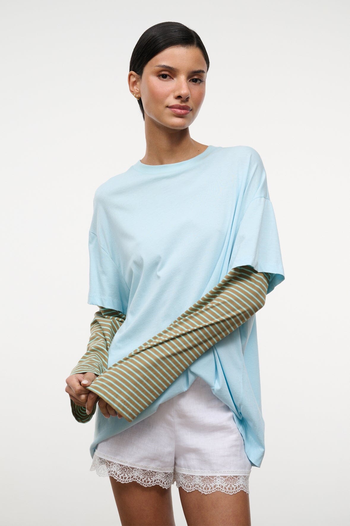 William Tee Clarity Porto Stripe | STAUD Exclusive