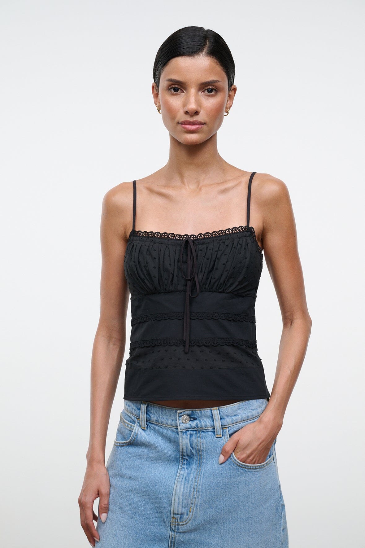Halie Top Black | STAUD Best Seller