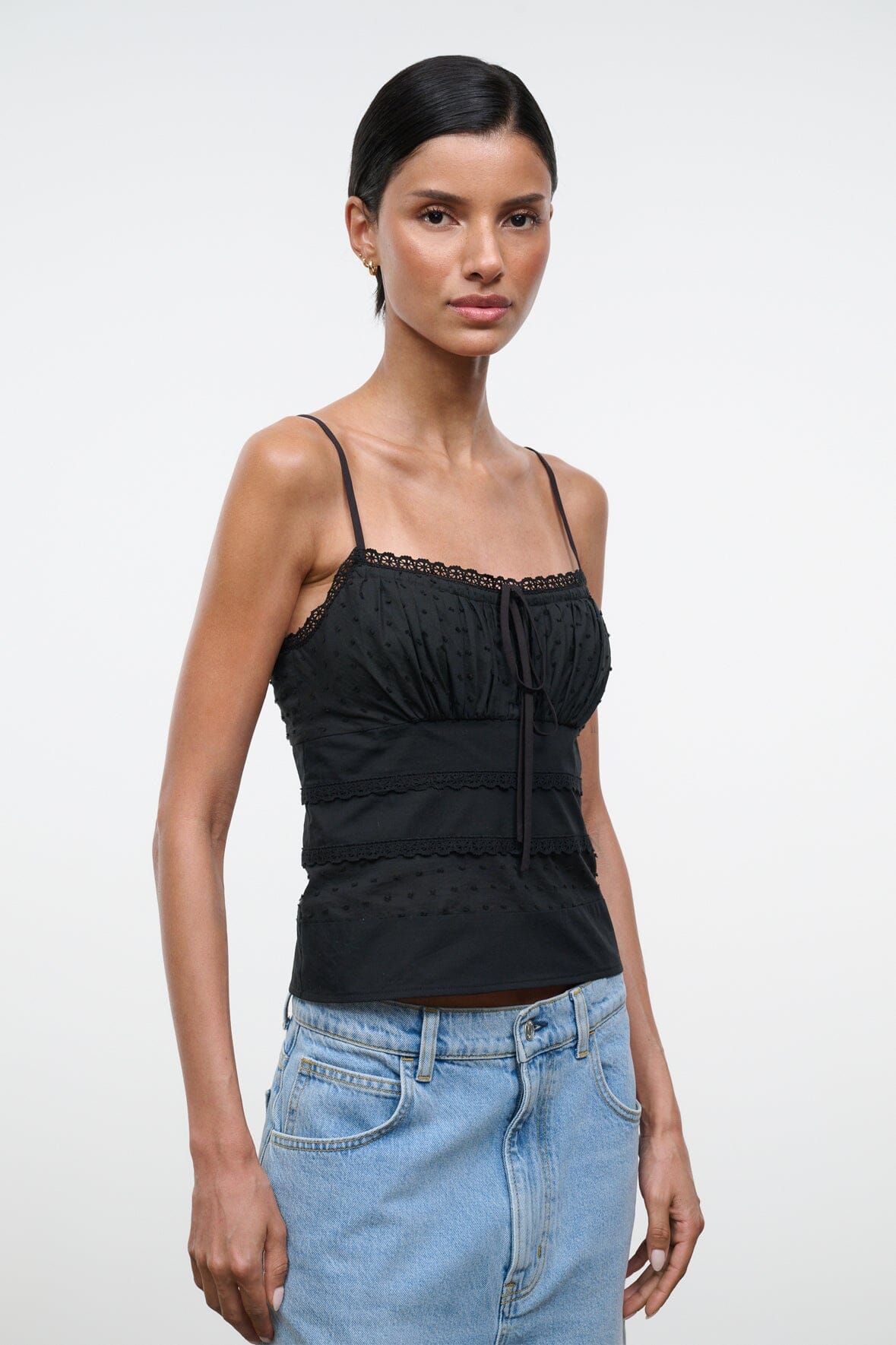 Halie Top Black | STAUD Best Seller