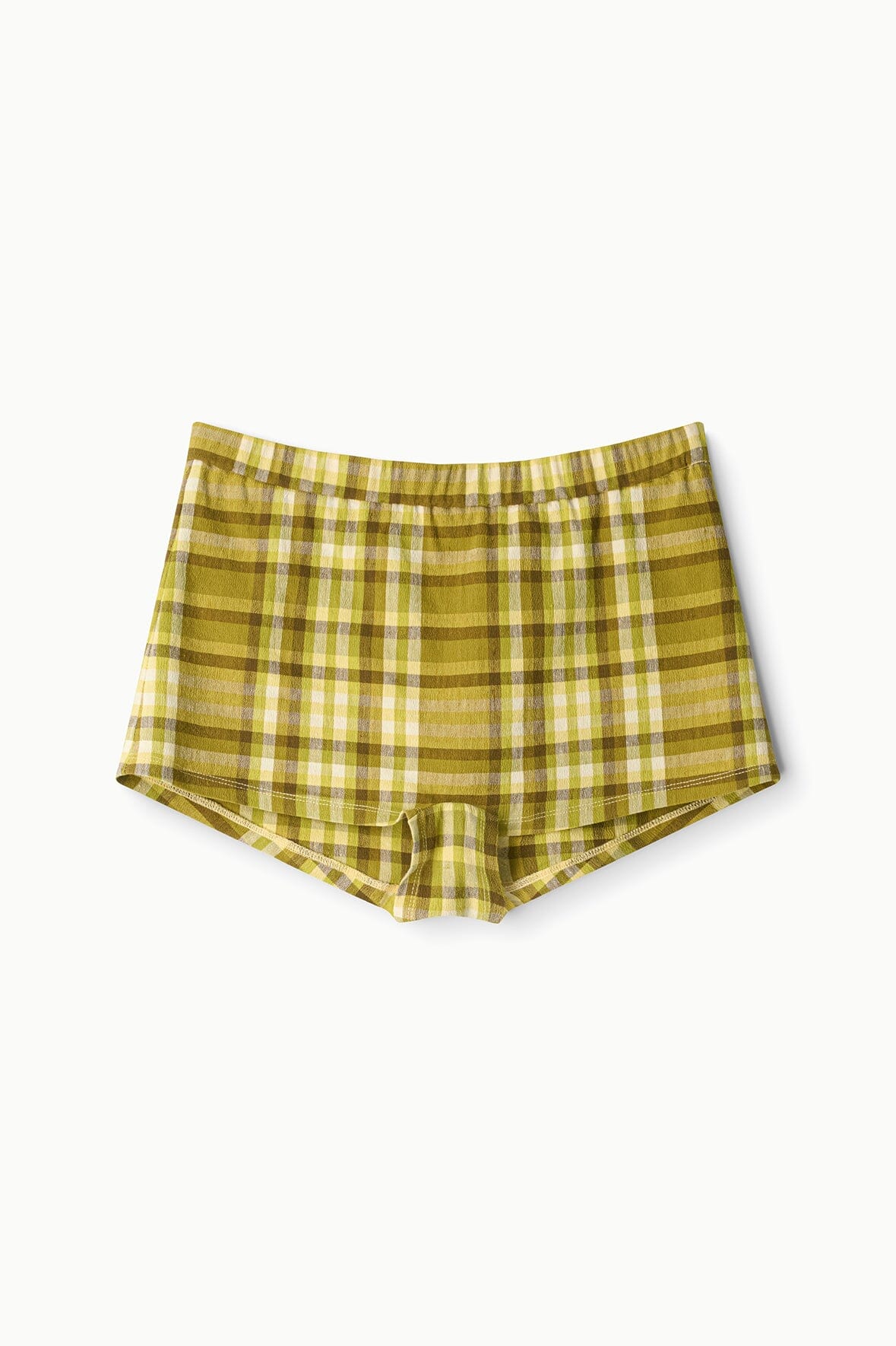 Nilo Short Pepperoncini Plaid | STAUD Popular