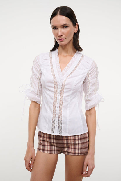 Paolina Top Ivory | STAUD Customer Favorite