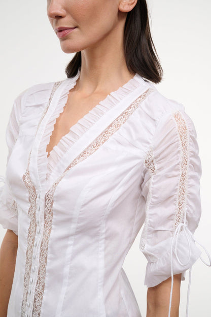 Paolina Top Ivory | STAUD Customer Favorite