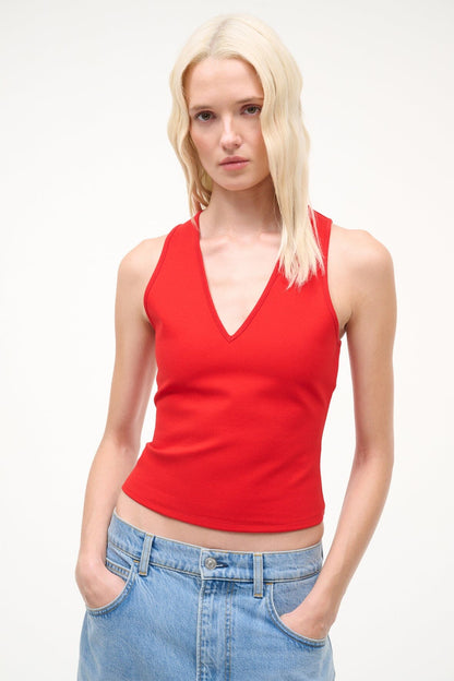 Jesse Tank Cardinal | STAUD Best Seller