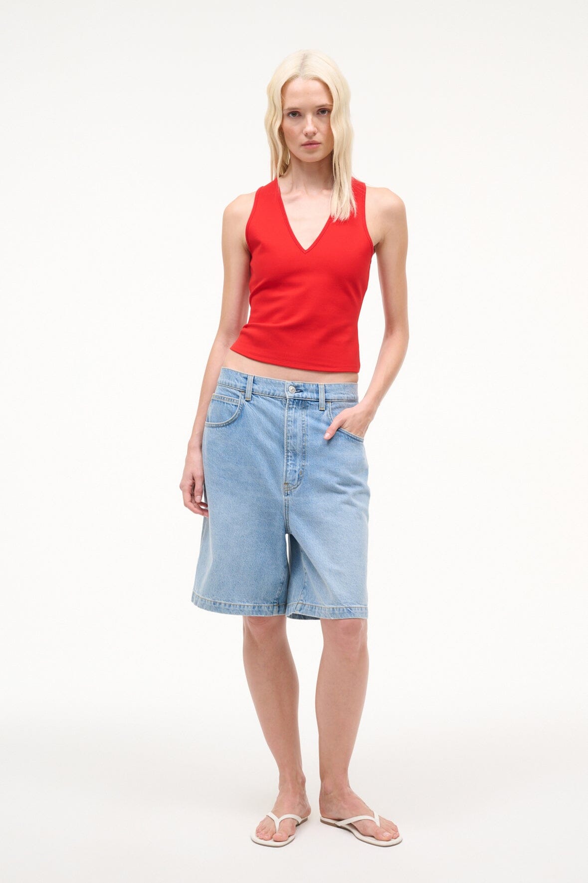 Jesse Tank Cardinal | STAUD Best Seller
