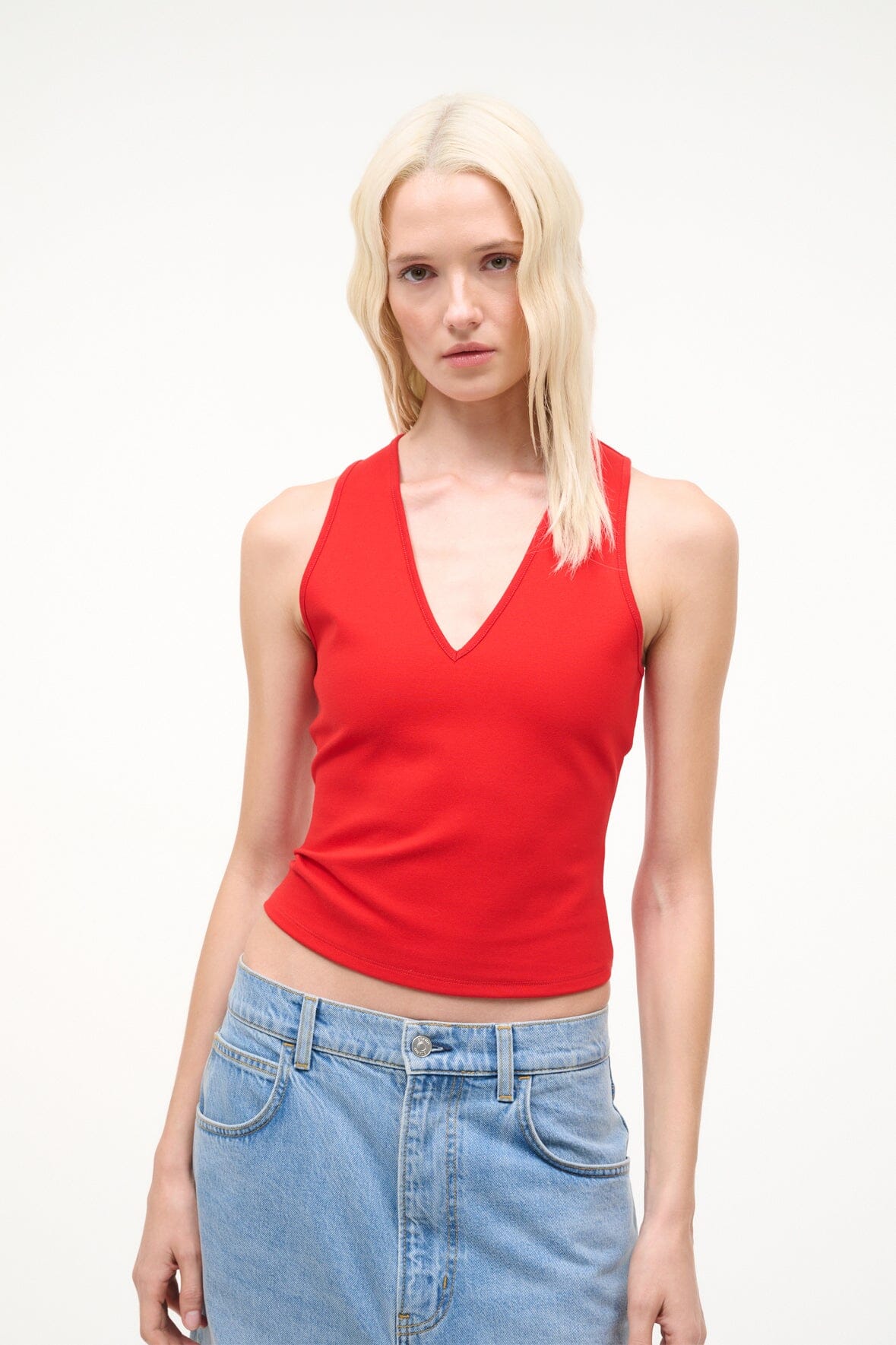 Jesse Tank Cardinal | STAUD Best Seller