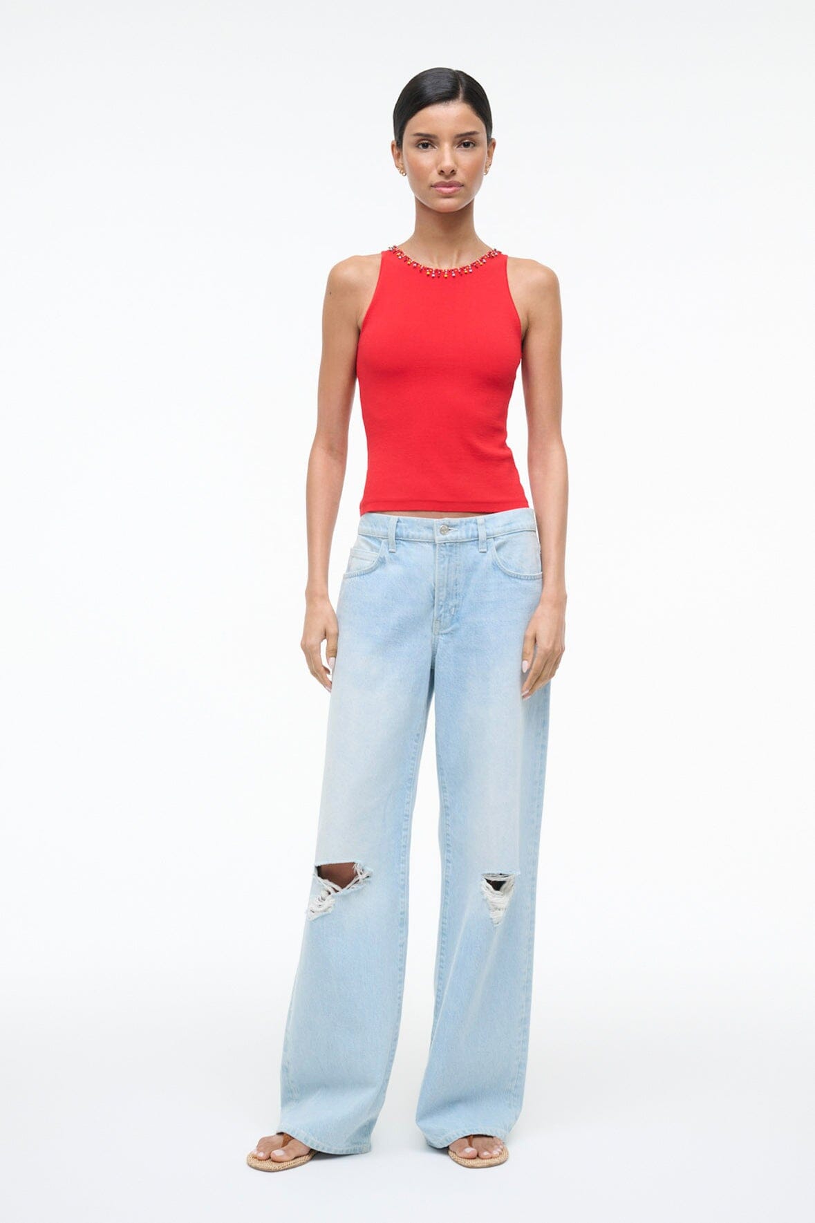 Reina Top Red Rose | STAUD Trending