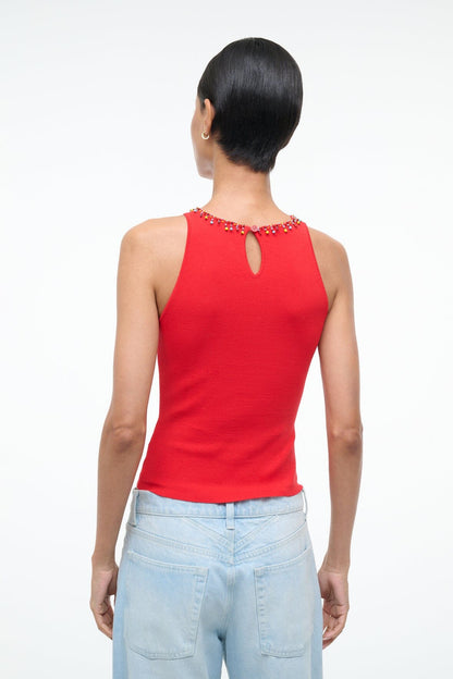 Reina Top Red Rose | STAUD Trending