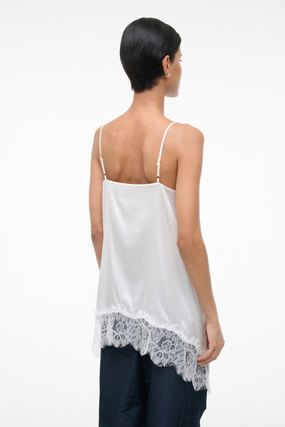 Chloe Silk Cami Ivory | STAUD Signature